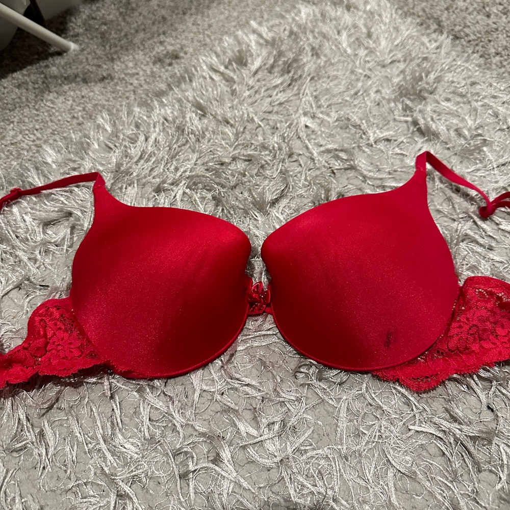 VINTAGE Red Victorias Secret Bra